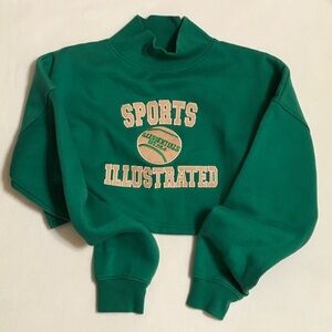 Nasty Gal Sports Illustrated Cropped Sweatshirt sz 4